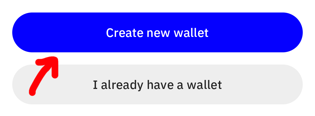 Create New Wallet