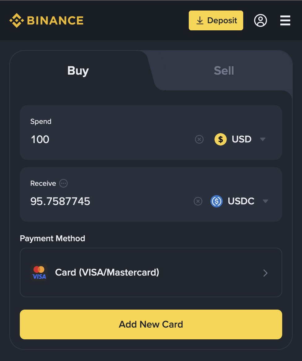 Binance Buy